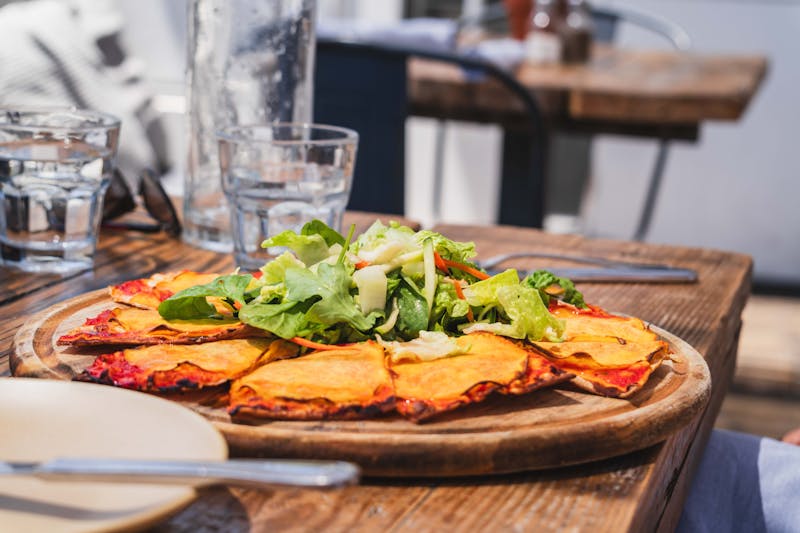 Classic Cheese Pizza with golden Provel cheese